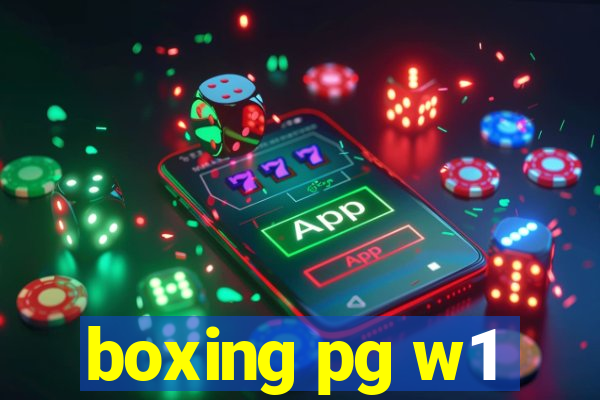 boxing pg w1